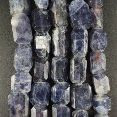 Iolite Naturale Sassi Sfaccettati A Mano Taglio Gemma