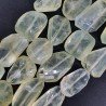 Prehnite (A) Sassi Sfaccettatti A Mano Taglio Laser
