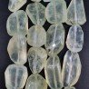 Prehnite (A) Sassi Sfaccettatti A Mano Taglio Laser
