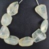 Prehnite (A) Sassi Sfaccettatti A Mano Taglio Laser