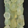 Prehnite (A) Sassi Sfaccettatti A Mano Taglio Laser