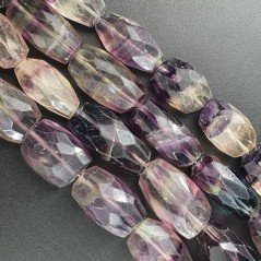 Fluorite Viola Sassi Sfaccettati A Mano