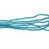 Cristallo di Rocca Rivestito Blu in Perline Forma Rombo Sfaccettato a Mano Foro Passante 04X05mm
