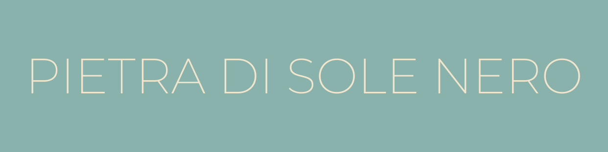 PIETRA DI SOLE NERO
